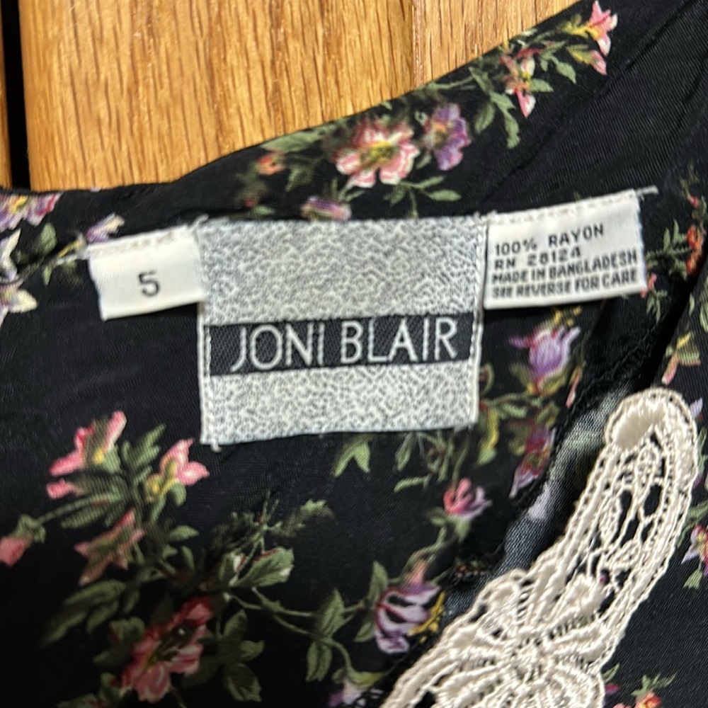 Joni Blair ankle length dress size 5 standard Small 100% rayon - Picture 7 of 17